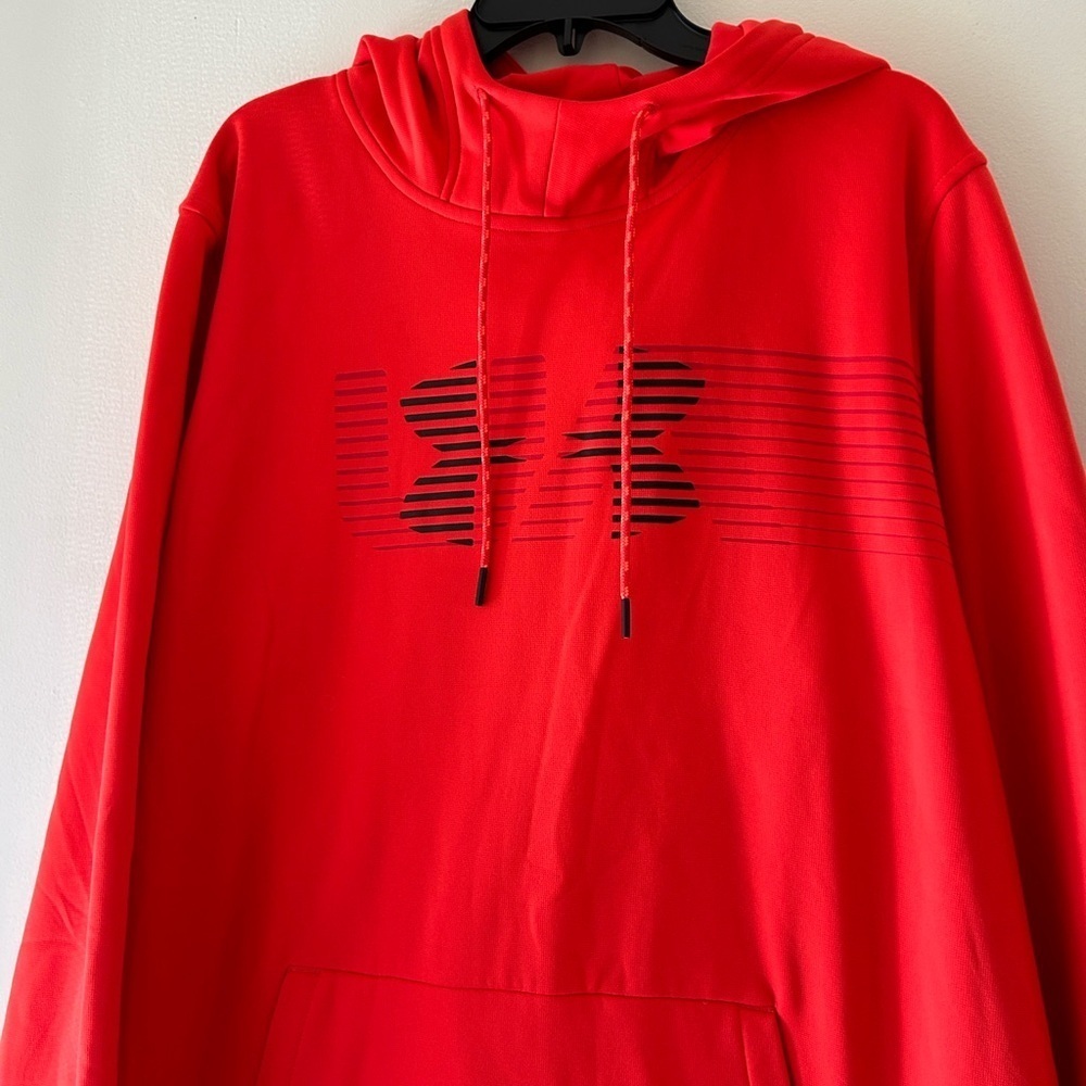 Under Armour Men's Bold orange Hoodie - Picture 3 of 12